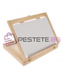 Комплект за рисуване с художествени материали и статив куфар 45 части